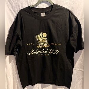 Allegory Inherited Will Graphic Tee Black Size S Limited Edition NWT
